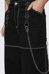 Dangerfield NZ - Medusa Chain Jeans - black
