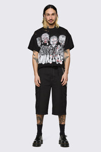Dangerfield NZ - Ghouls Distressed Tee - black