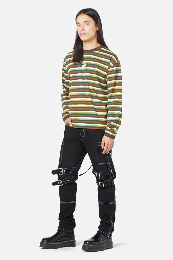 Dangerfield NZ - Camp Danger Stripe Tee - multi