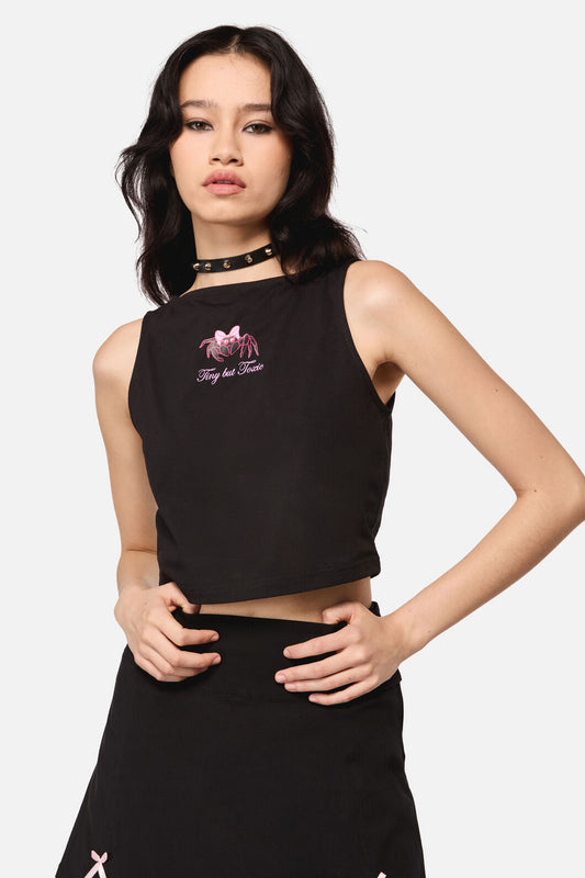 Dangerfield NZ - Tiny But Deadly Tank Top - black