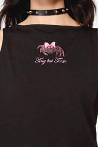Dangerfield NZ - Tiny But Deadly Tank Top - black