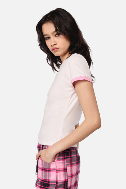 Dangerfield NZ - Just A Girl Fitted T-Shirt - cream