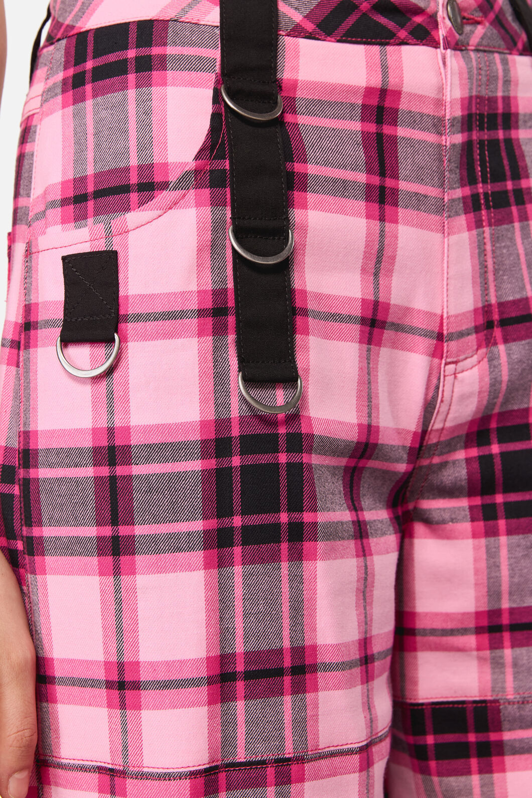 Dangerfield NZ - Rococo Life Tartan Cargo Pants - pink
