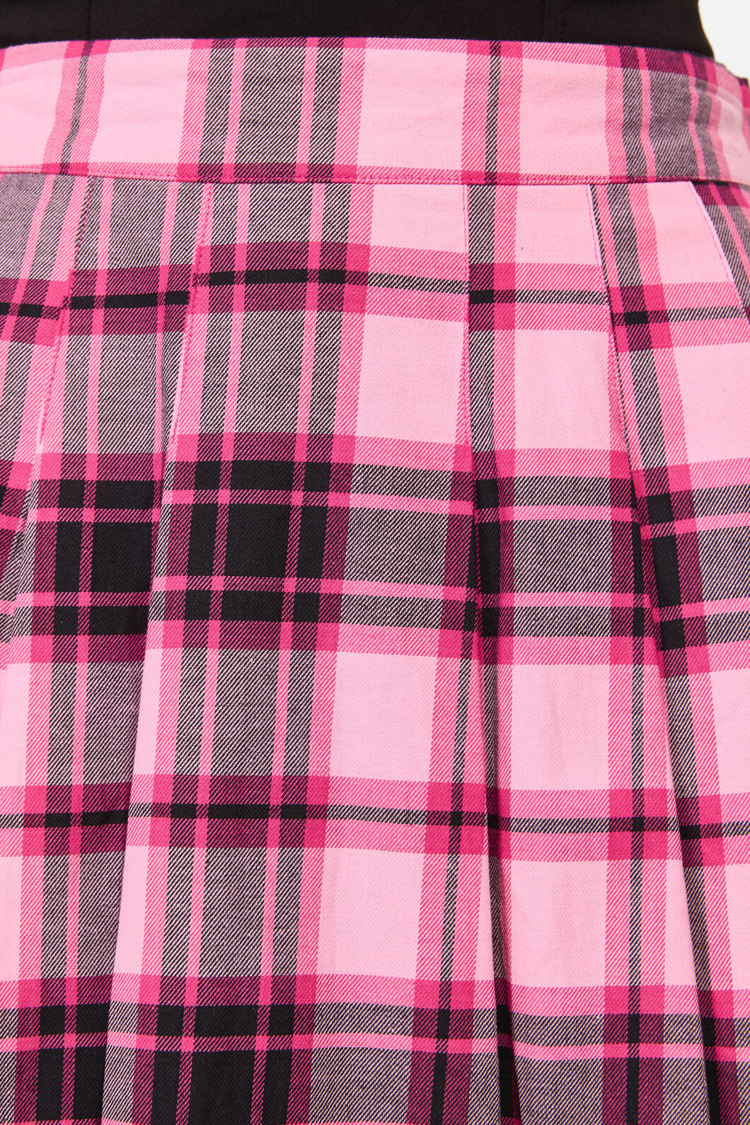 Dangerfield NZ - RococoLifePleatTartanMiniSkirt - pink
