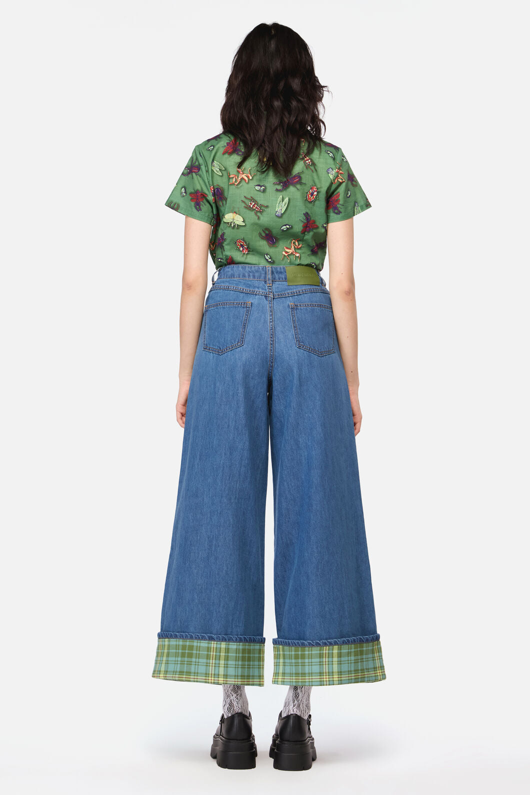 Dangerfield NZ - Insect Obsessed TartanCuffJean - blue