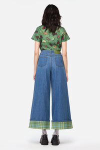 Dangerfield NZ - Insect Obsessed TartanCuffJean - blue