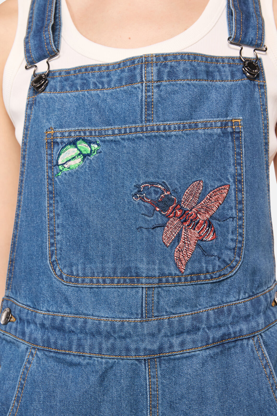 Dangerfield NZ - Bugs Galore Denim Overall - blue