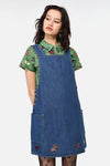 Dangerfield NZ - Bugs GaloreEmbroideredPinafore - blue