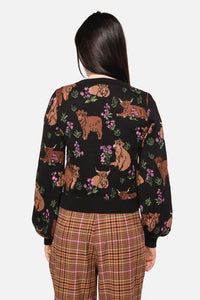 Dangerfield NZ - Highland Fling Cardi - black