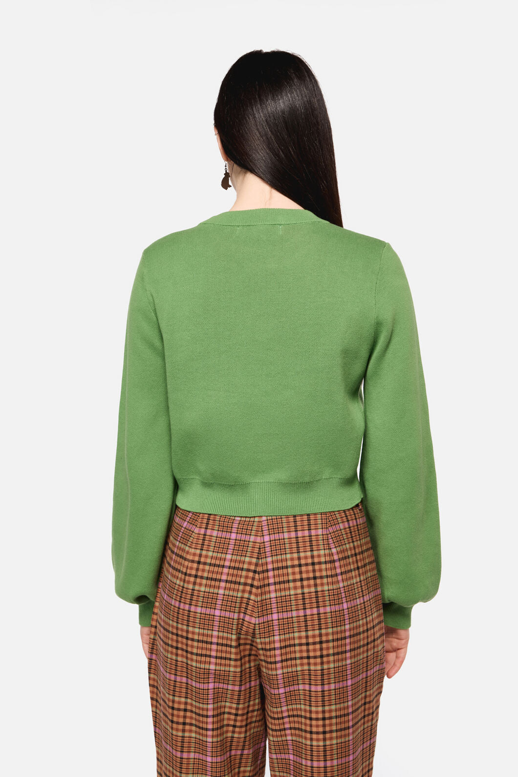 Dangerfield NZ - Grazing Cow Knit Jumper - green
