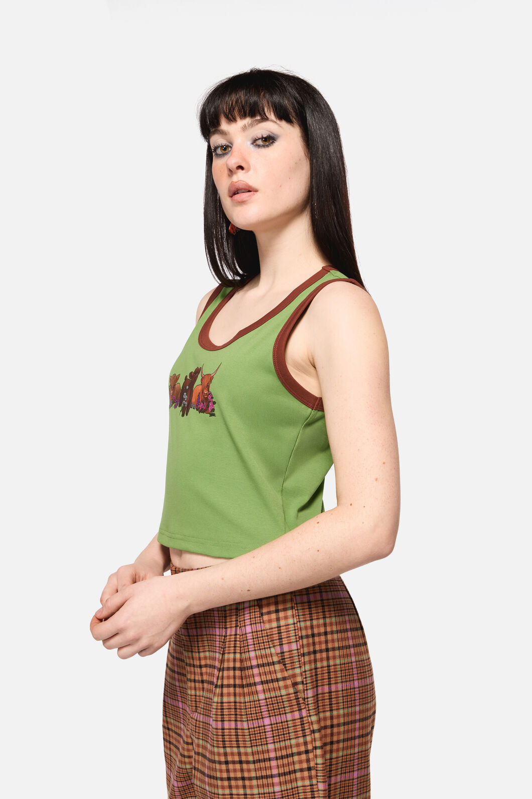 Dangerfield NZ - Grazing Print Tank - green