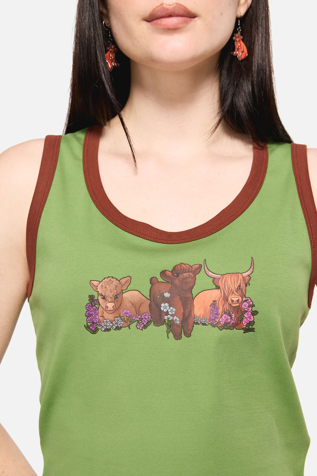 Dangerfield NZ - Grazing Print Tank - green