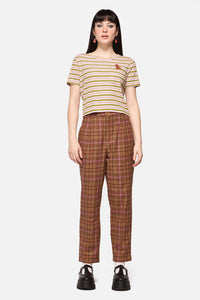 Dangerfield NZ - Grazing Stripe Pocket Tee - rainbow