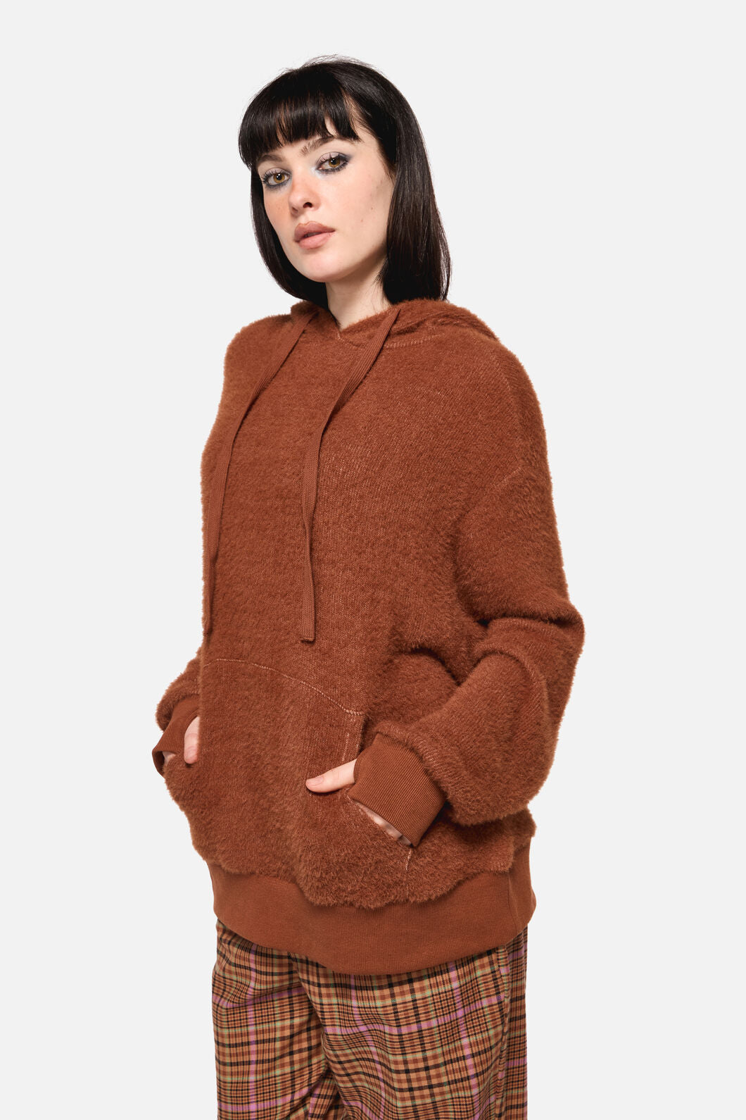 Dangerfield NZ - Shaggy Highland Hoodie - ginger