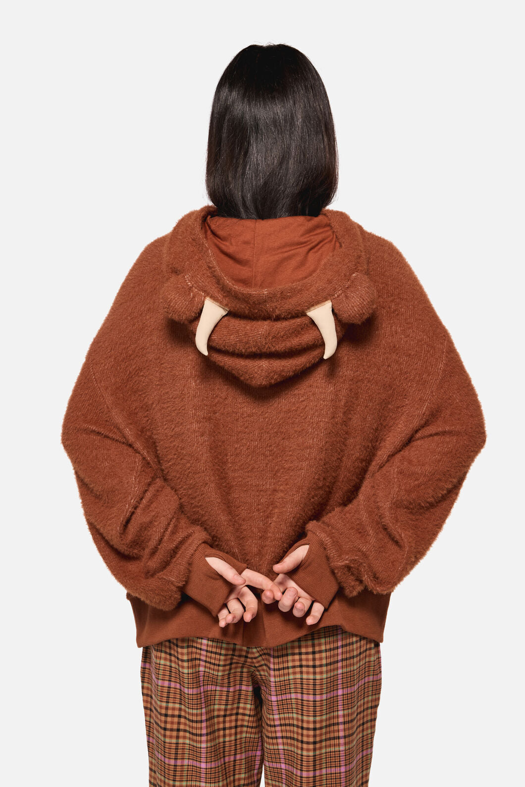 Dangerfield NZ - Shaggy Highland Hoodie - ginger
