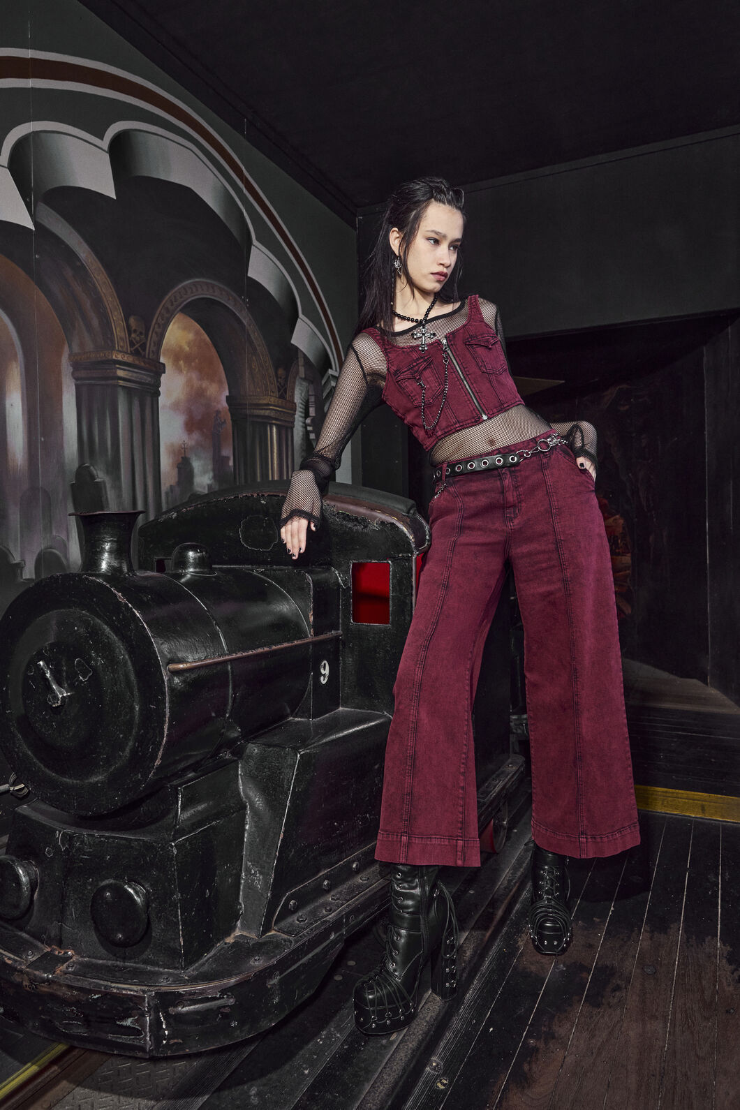 Dangerfield NZ - Barb Denim Jean - red