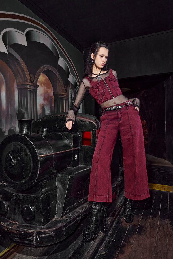 Dangerfield NZ - Barb Denim Jean - red