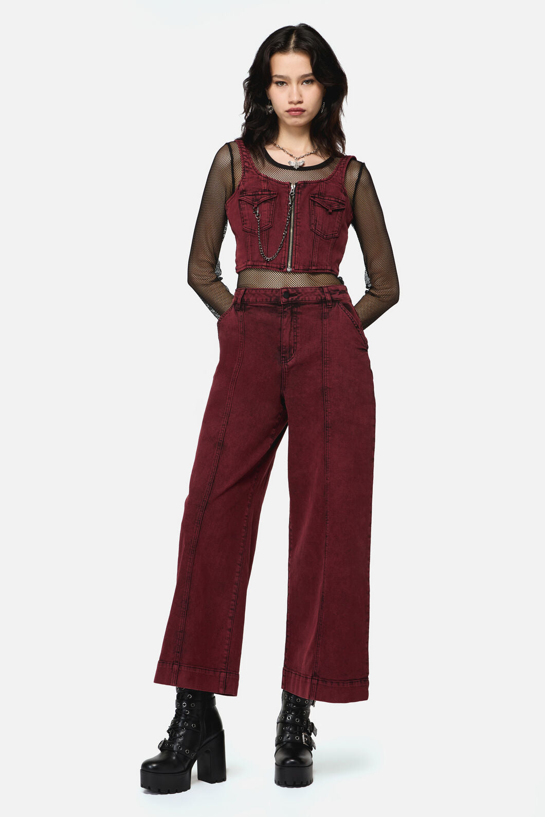 Dangerfield NZ - Barb Denim Jean - red