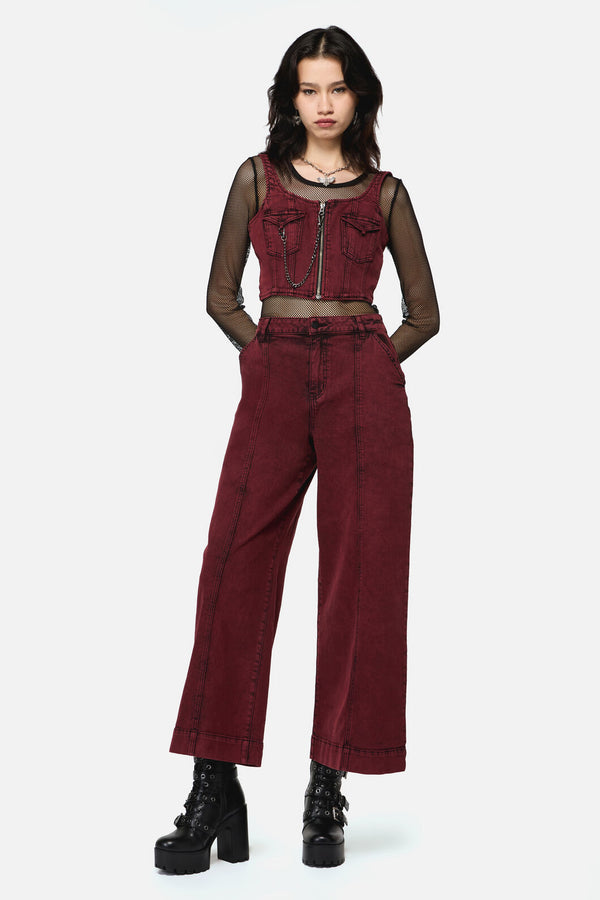 Dangerfield NZ - Barb Denim Jean - red