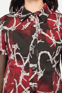 Dangerfield NZ - Sharp Hearted Mini Dress - multi