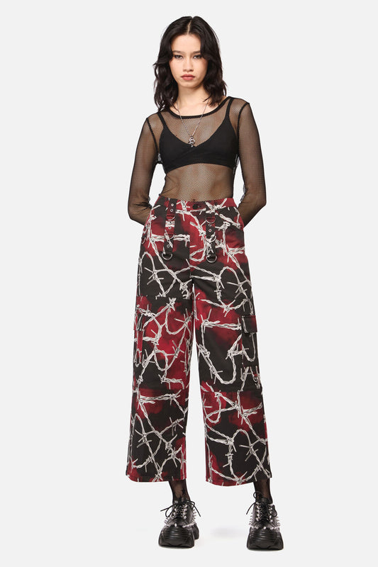 Dangerfield NZ - Sharp Hearted Cargo Pant - multi
