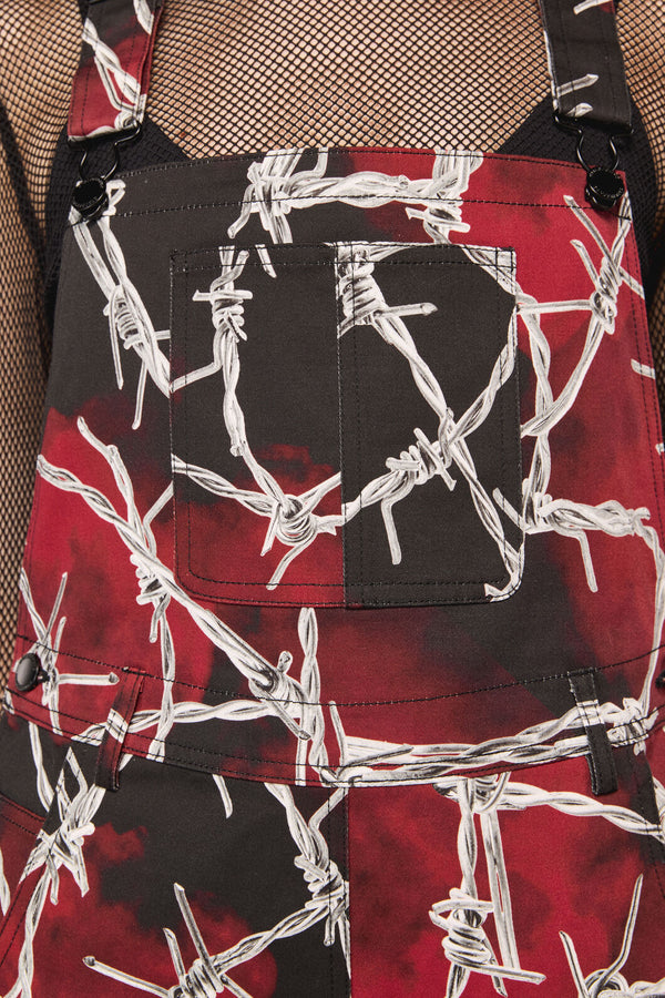 Dangerfield NZ - Sharp Hearted Short Overall - multi