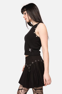 Dangerfield NZ - Defiant Punk Trim Tank - black