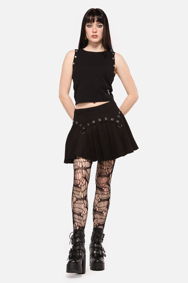 Dangerfield NZ - Defiant Punk Trim Tank - black