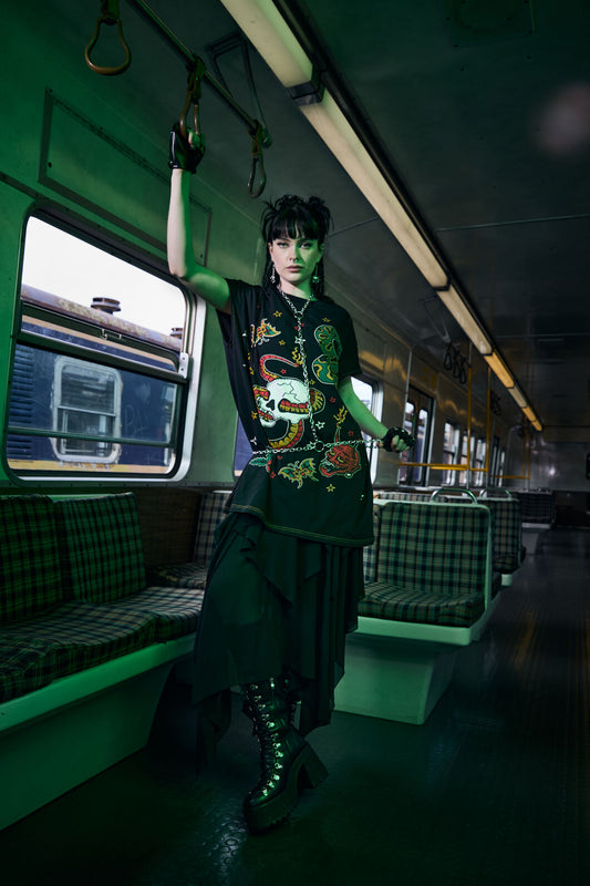 Dangerfield NZ - Lawless Oversized Tee Dress - black