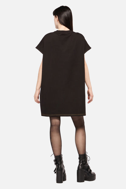 Dangerfield NZ - Lawless Oversized Tee Dress - black
