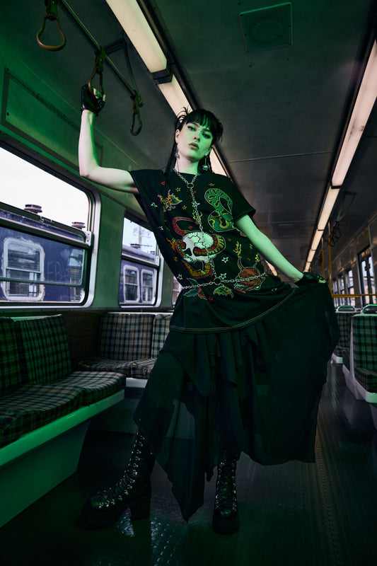 Dangerfield NZ - Lawless Oversized Tee Dress - black