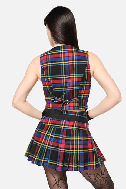 Dangerfield NZ - Anarchic Tartan Vest - multi