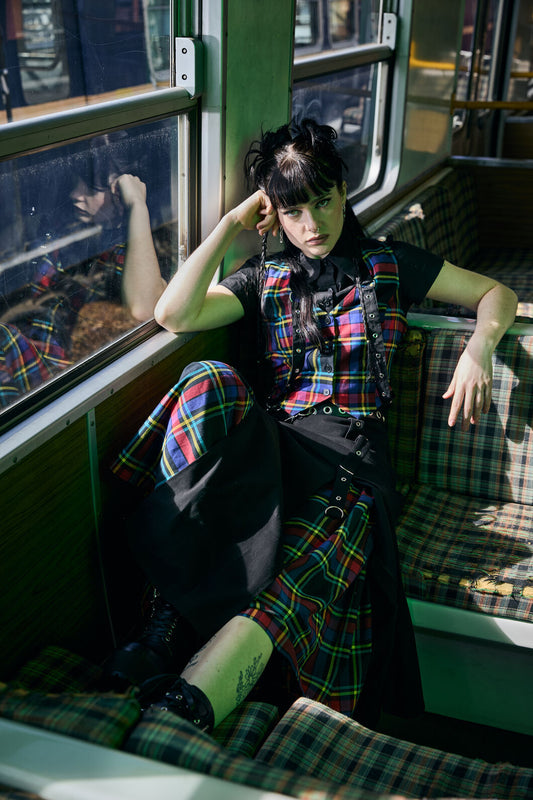 Dangerfield NZ - Anarchic Tartan Vest - multi