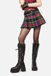 Dangerfield NZ - Anarchic Tartan Skort - multi