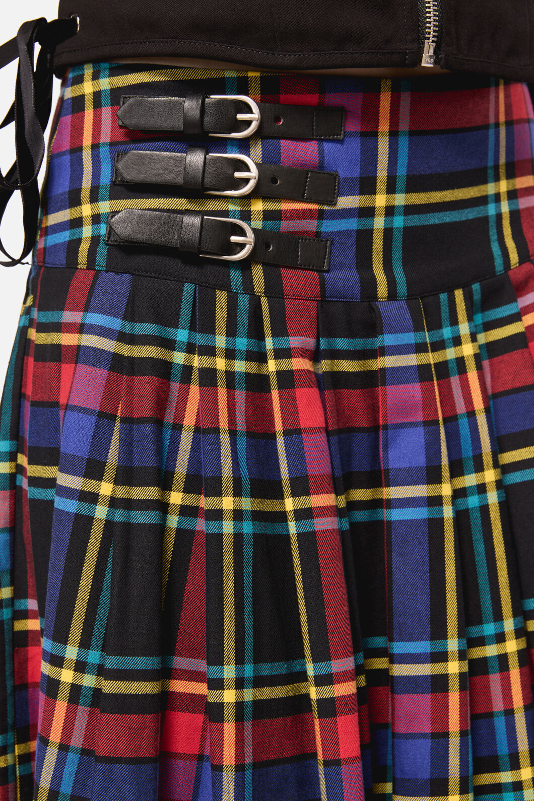 Dangerfield NZ - Anarchic Tartan Midi Skirt - multi