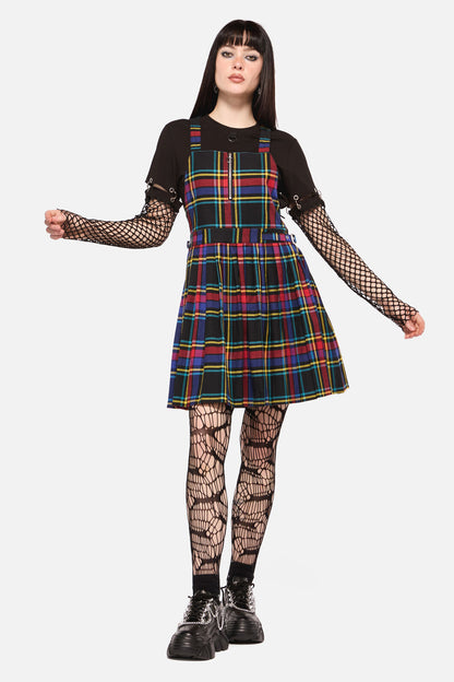 Dangerfield NZ - Anarchic Tartan Pinafore - multi