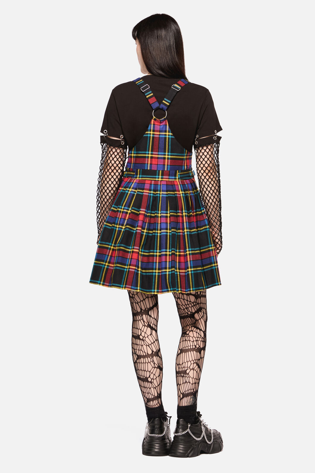 Dangerfield NZ - Anarchic Tartan Pinafore - multi
