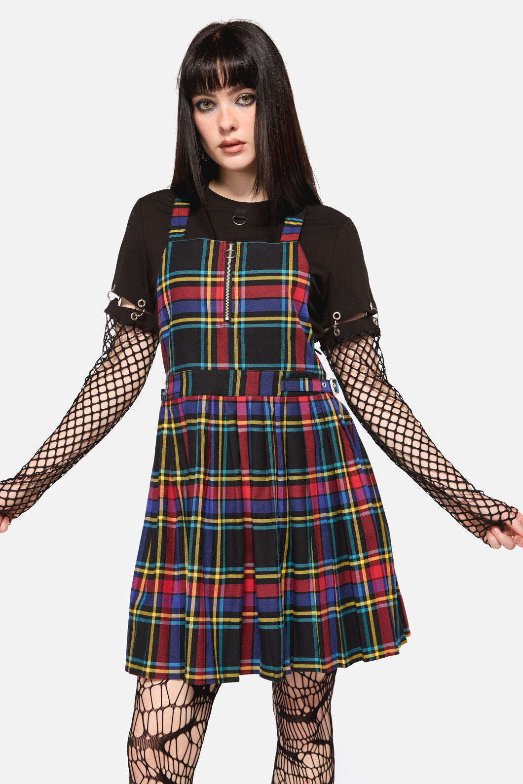 Dangerfield NZ - Anarchic Tartan Pinafore - multi