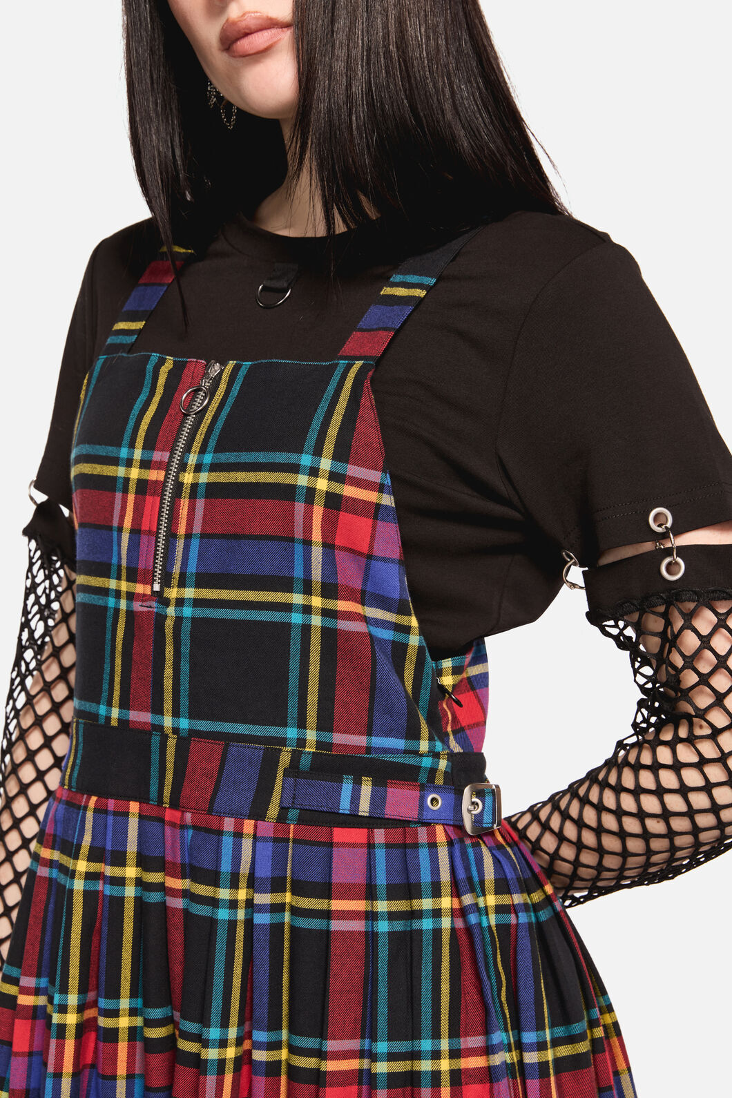 Dangerfield NZ - Anarchic Tartan Pinafore - multi
