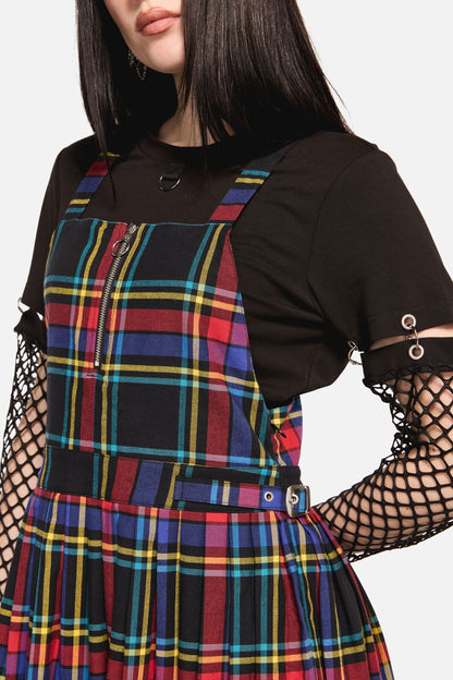 Dangerfield NZ - Anarchic Tartan Pinafore - multi