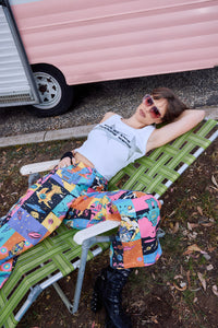 Dangerfield NZ - Galactic Print Tank Top - cream