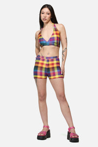 Dangerfield NZ - Cosy Check Bikini Bottom - multi