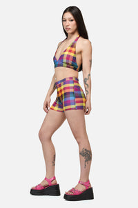Dangerfield NZ - Cosy Check Bikini Bottom - multi
