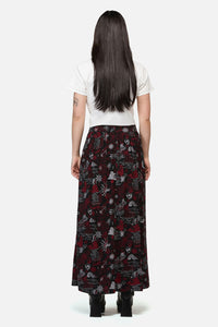 Dangerfield NZ - Pirate Punk Midi Skirt - black