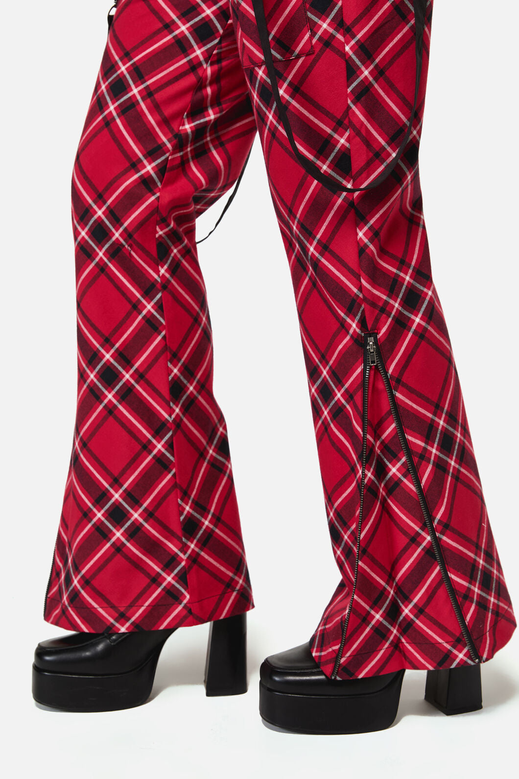 Dangerfield NZ - Piracy Punk Tartan Pant - red