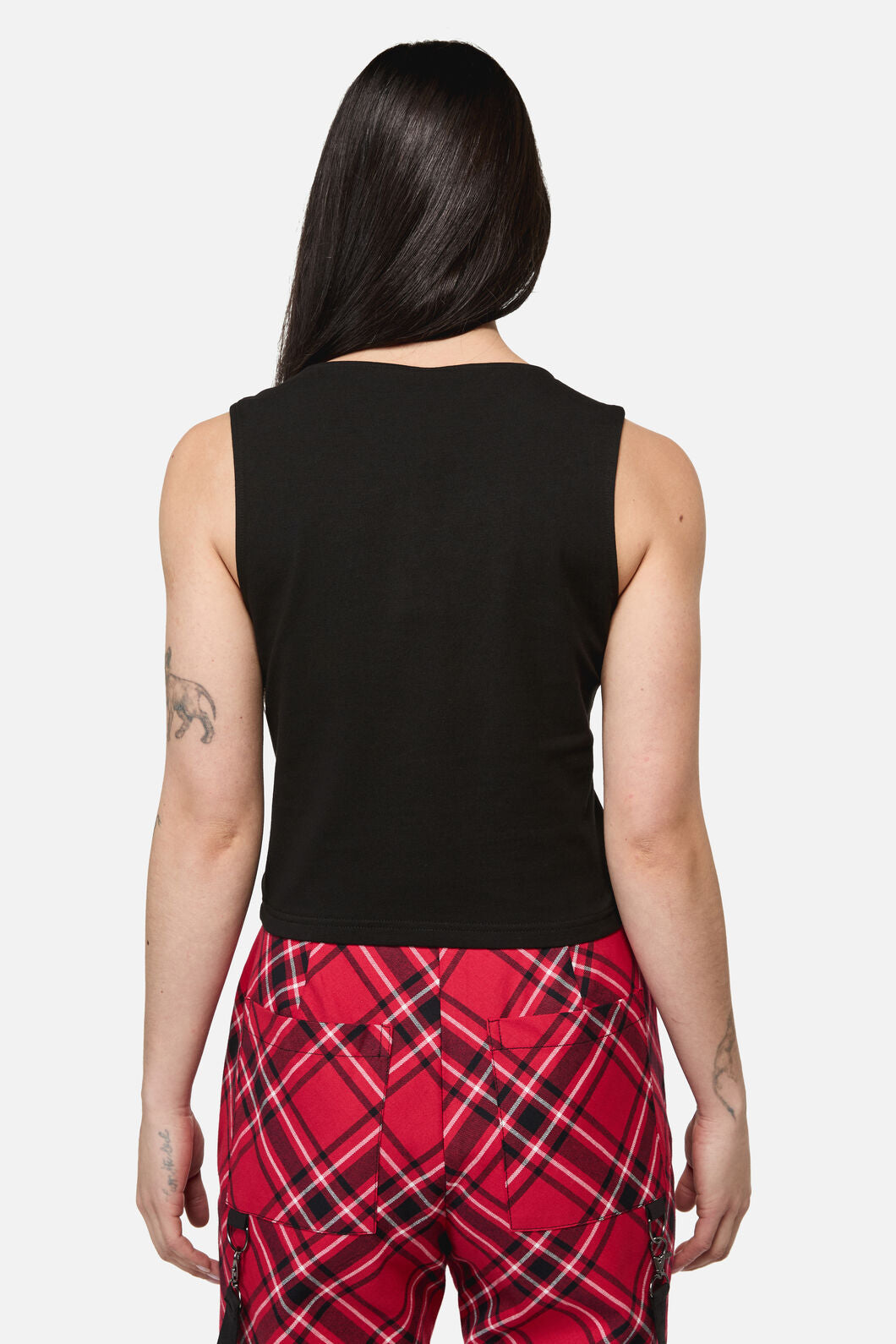 Dangerfield NZ - Piracy Print Punk Tank Top - black