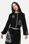 Dangerfield NZ - Séance Patch Goth Cardigan - black