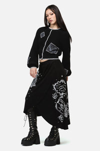Dangerfield NZ - Séance Patch Goth Cardigan - black