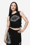 Dangerfield NZ - Séance Goth Print Tank Top - black