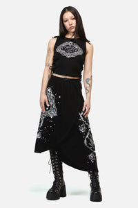 Dangerfield NZ - Séance Goth Print Tank Top - black